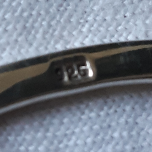 Sterling and Natural Stone Choker - Picture 3 of 4